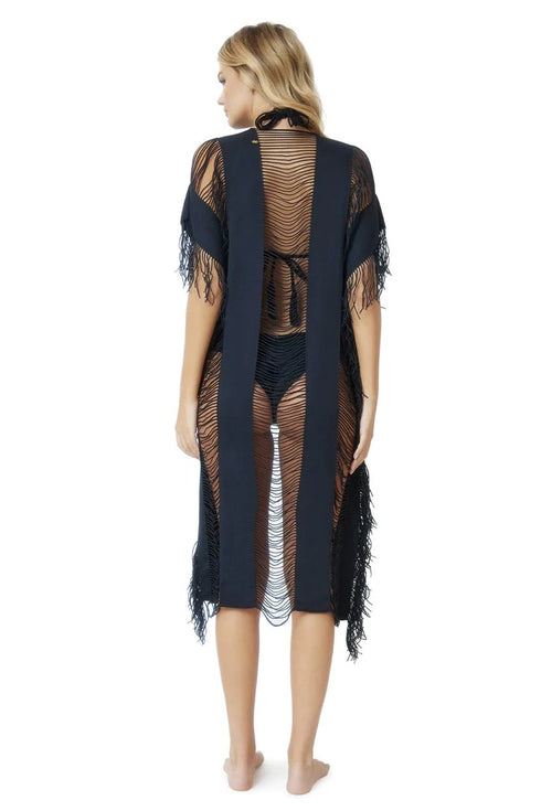 PQ Swim Midnight Monique Tie Kimono